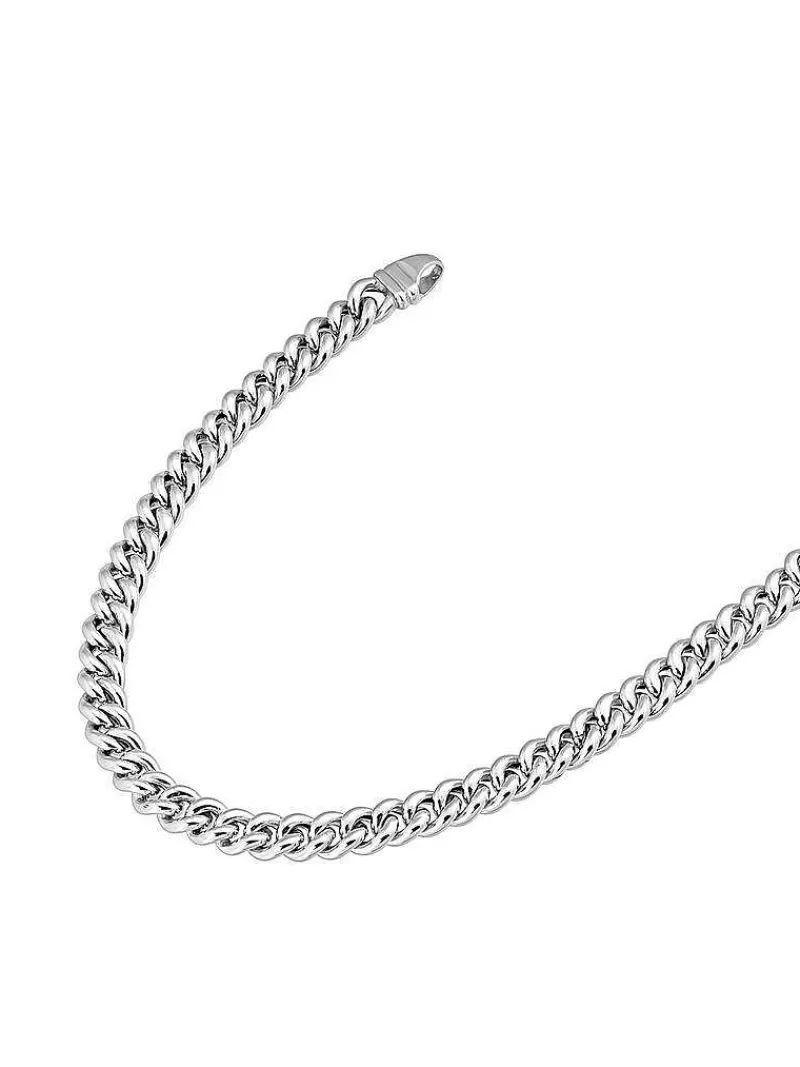 Aristocrazy Cadenas-Cadena De Eslabones Barbados De Plata 925