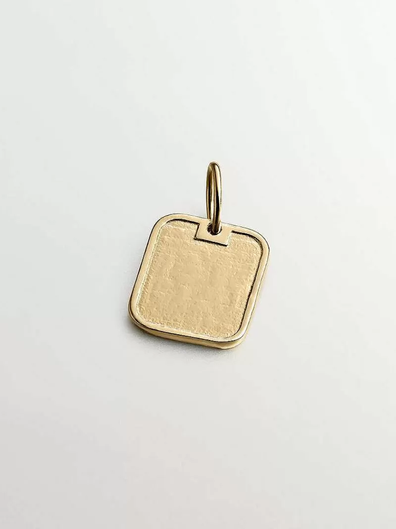 Aristocrazy Charms De Plata-Charm De Plata 925 Banada En Oro Amarillo De 18K Con Numero 6