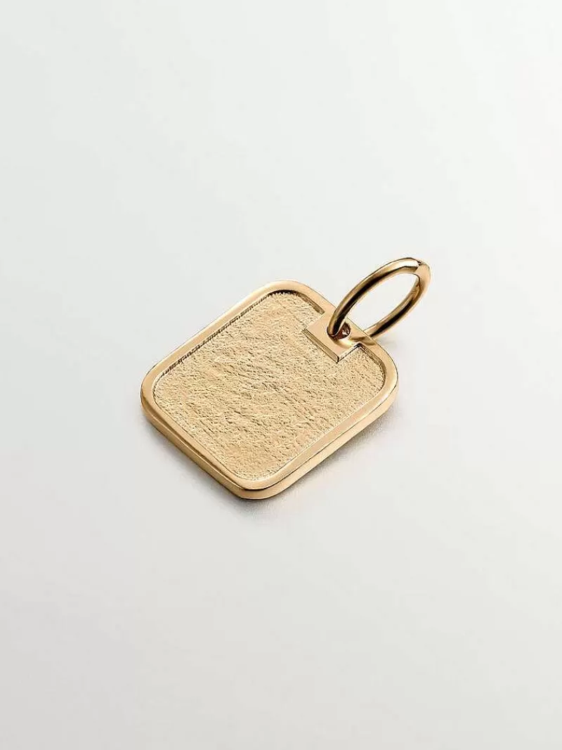 Aristocrazy Charms De Plata-Charm De Plata 925 Banada En Oro Amarillo De 18K Con Numero 8