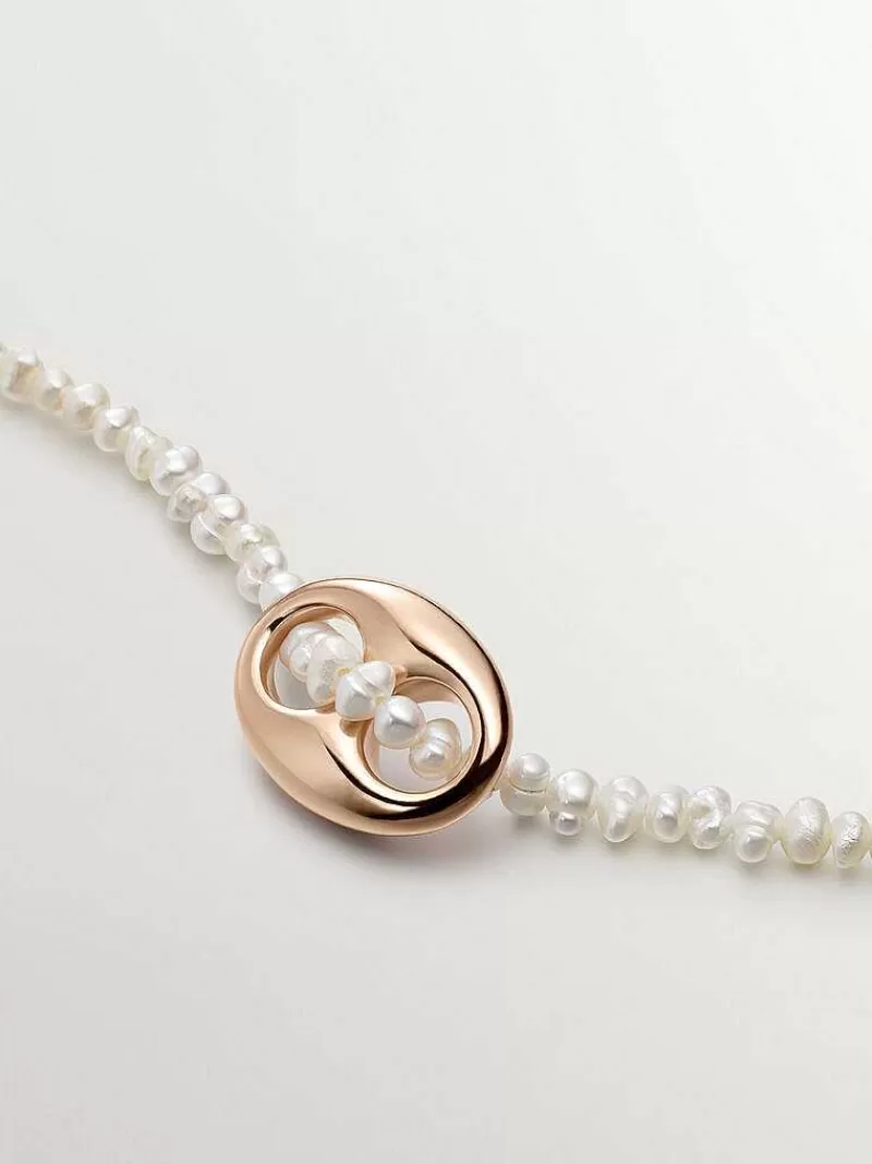 Aristocrazy Charms De Plata-Charm De Plata 925 Banada En Oro Rosa De 18K Calabrote