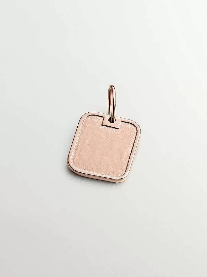 Aristocrazy Charms De Plata-Charm De Plata 925 Banada En Oro Rosa De 18K Con Numero 10