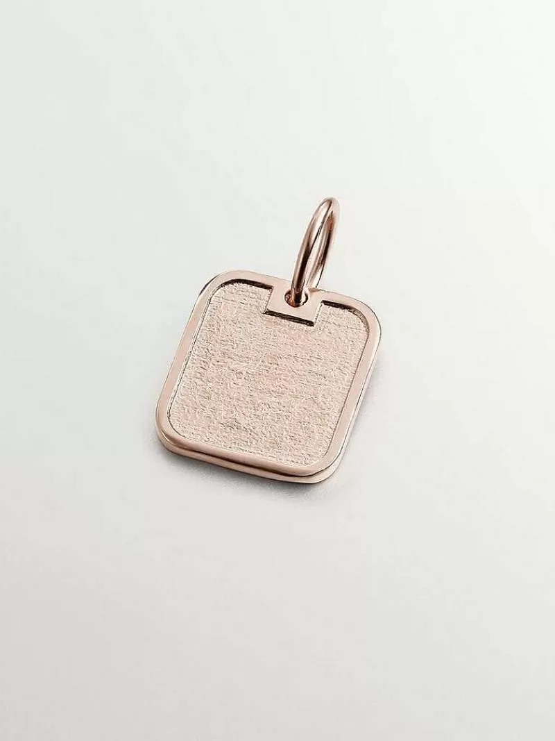 Aristocrazy Charms De Plata-Charm De Plata 925 Banada En Oro Rosa De 18K Con Numero 5