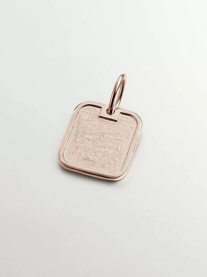Aristocrazy Charms De Plata-Charm De Plata 925 Banada En Oro Rosa De 18K Con Numero 8