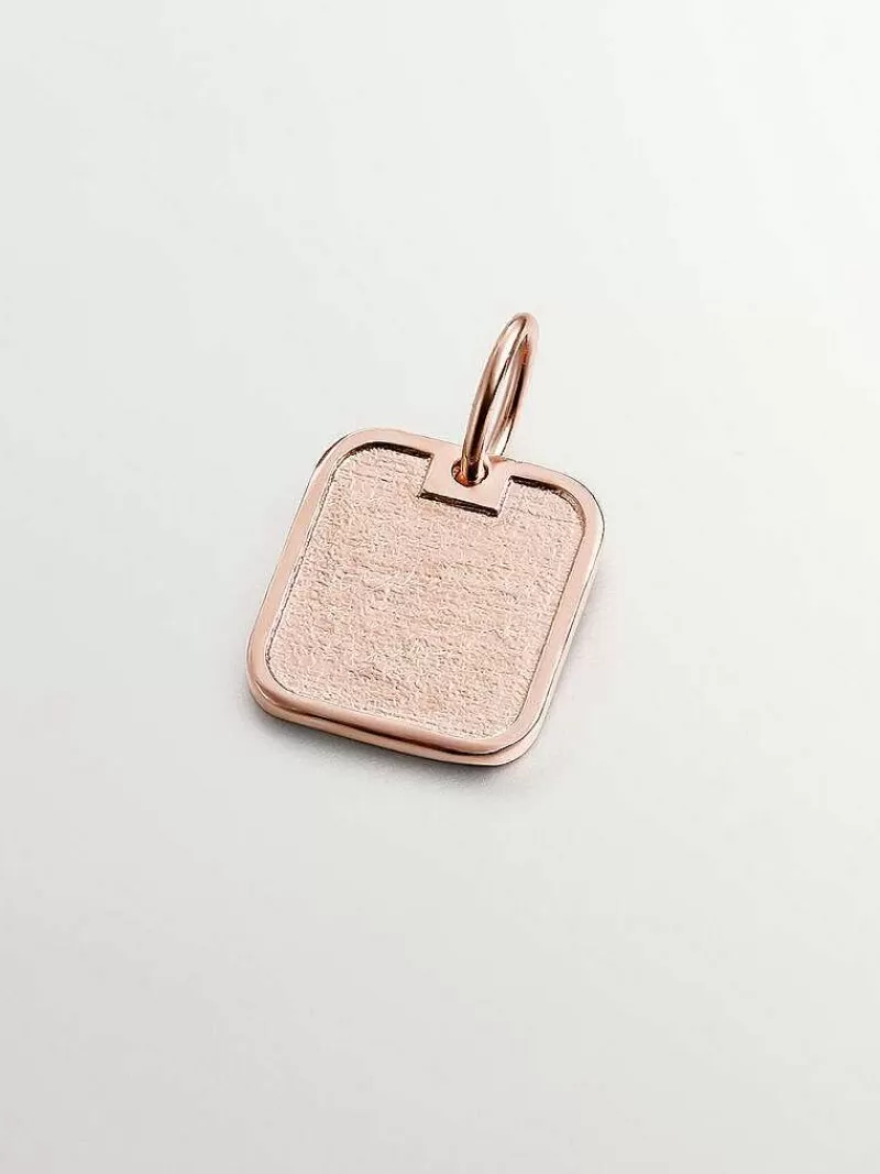 Aristocrazy Charms De Plata-Charm De Plata 925 Banada En Oro Rosa De 18K Con Numero 9