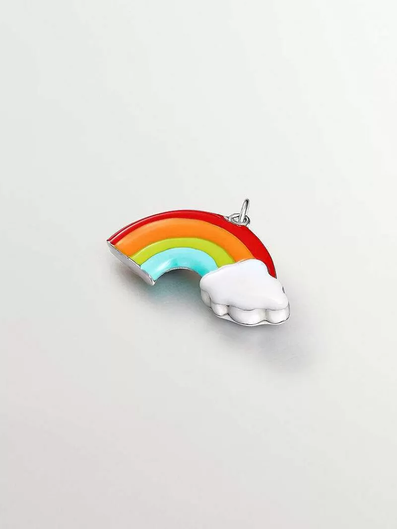 Aristocrazy Charms De Plata-Charm De Plata 925 Con Forma De Arcoiris Y Esmalte Multicolor