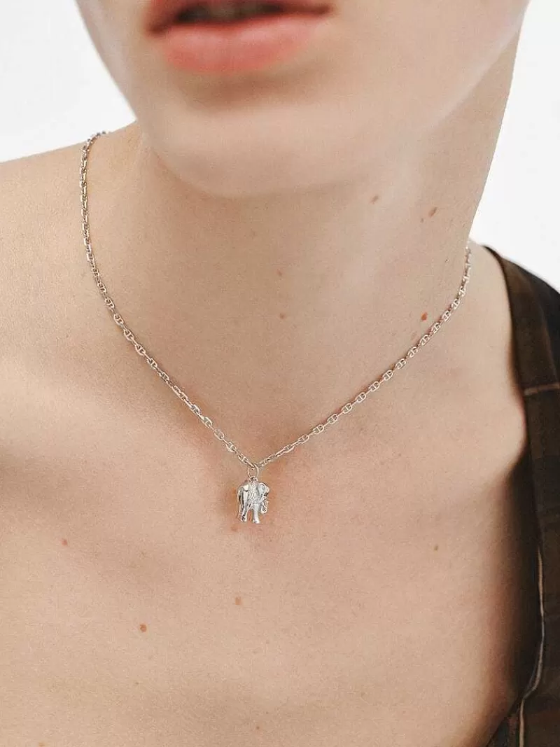 Aristocrazy Charms De Plata-Charm De Plata 925 Con Onix Verde Y Forma De Elefante