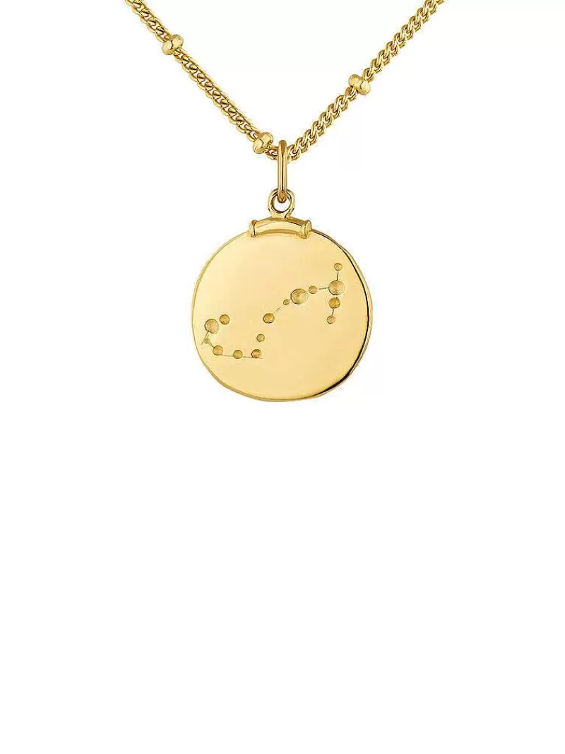 Aristocrazy Charms De Horóscopo-Charm Escorpio De Plata 925 Banada En Oro Amarillo De 18K
