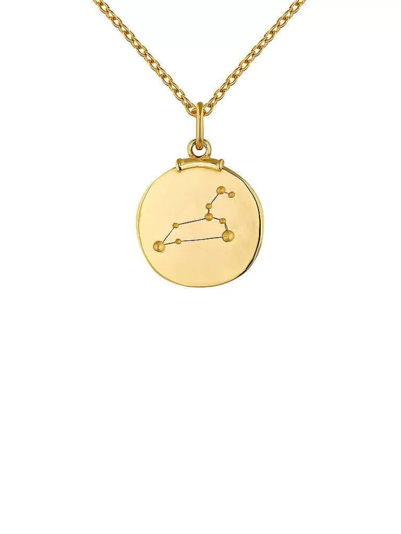 Aristocrazy Charms De Horóscopo-Charm Leo De Plata 925 Banada En Oro Amarillo De 18K