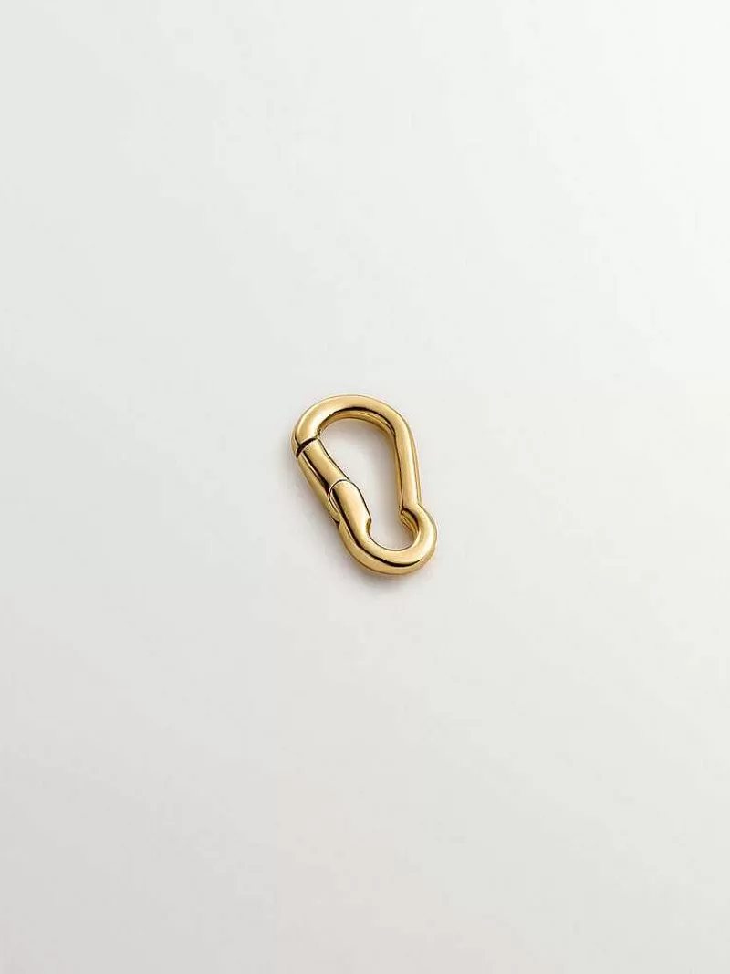 Aristocrazy Charms De Plata-Charm Mosqueton De Plata 925 Banada En Oro Amarillo De 18K