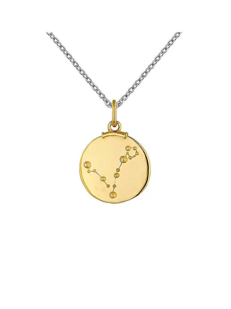 Aristocrazy Conectores-Charm Piscis De Plata 925 Banada En Oro Amarillo De 18K