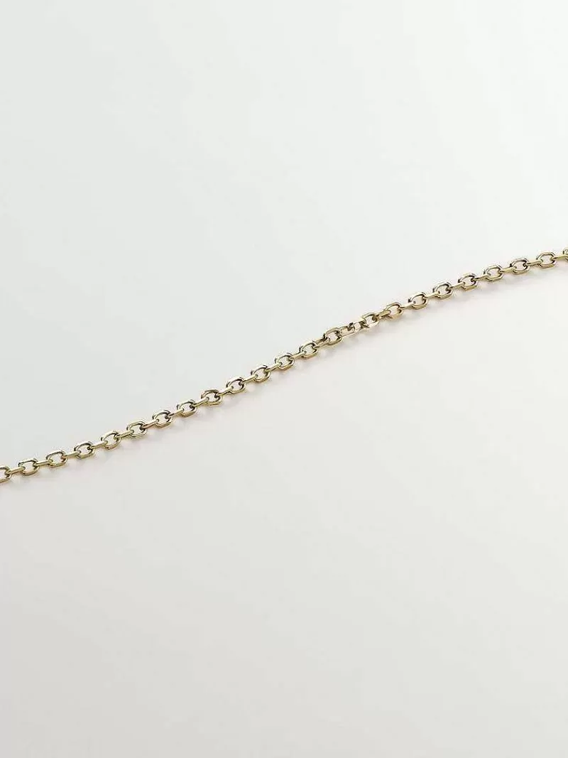 Aristocrazy Collares De Oro-Colgante De Oro Amarillo De 9K Con Trebol De Esmeraldas Y Diamantes