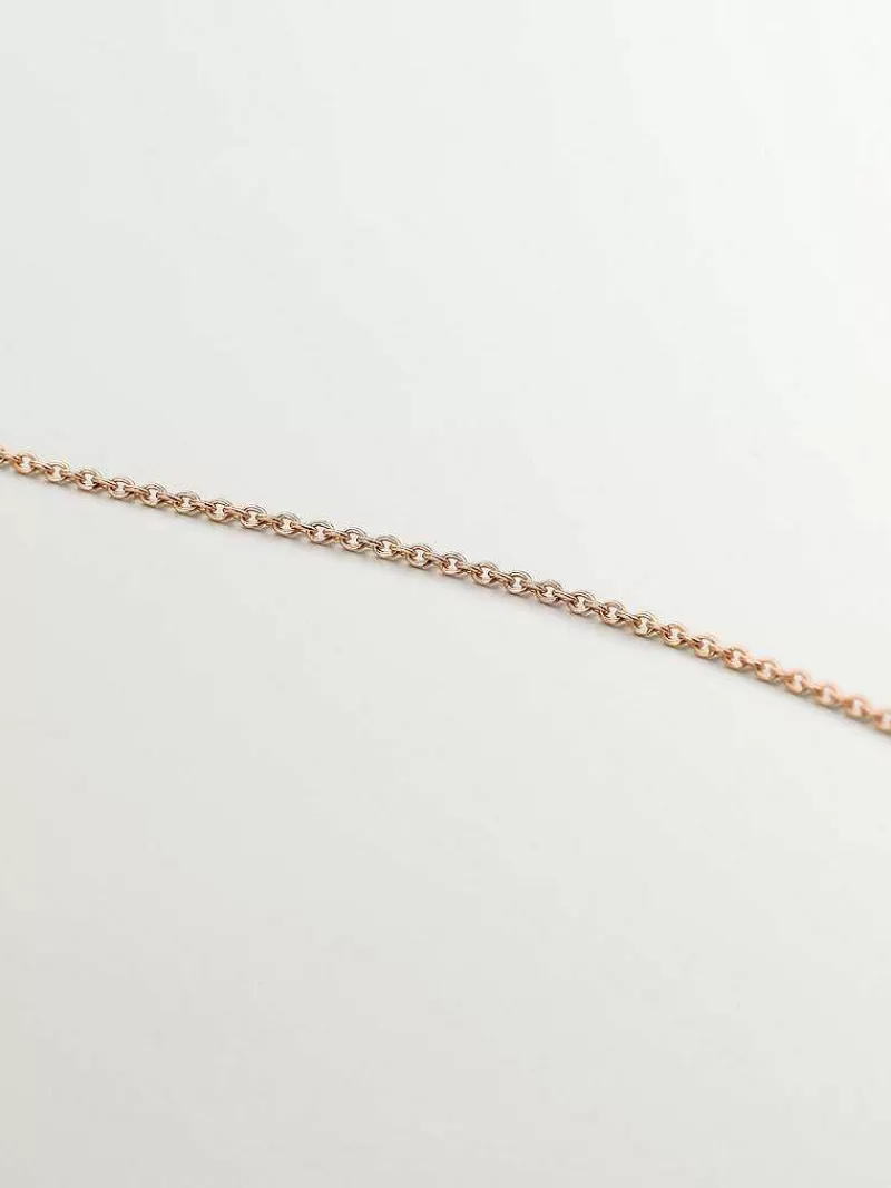 Aristocrazy Collares De Oro-Colgante De Oro Rosa De 18K Con Opalo Azul Lab Grown Y Esmeraldas
