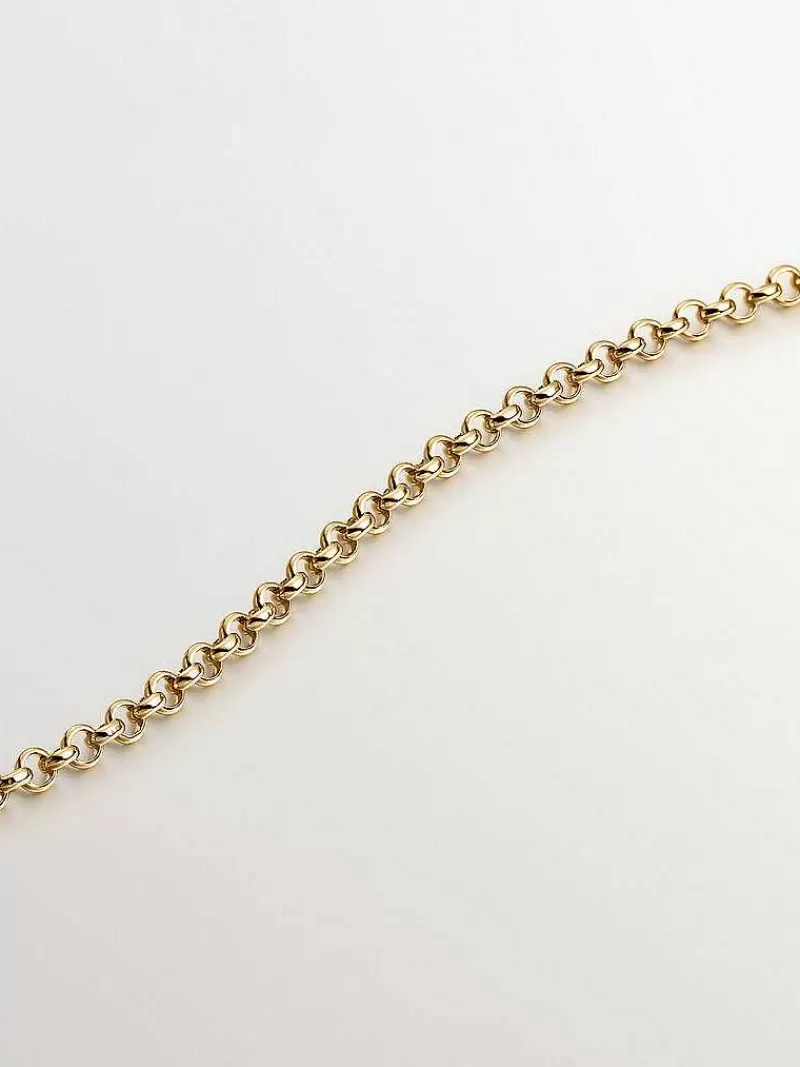 Aristocrazy Collares De Plata-Colgante De Plata 925 Banada En Oro Amarillo De 18K Con Infinito