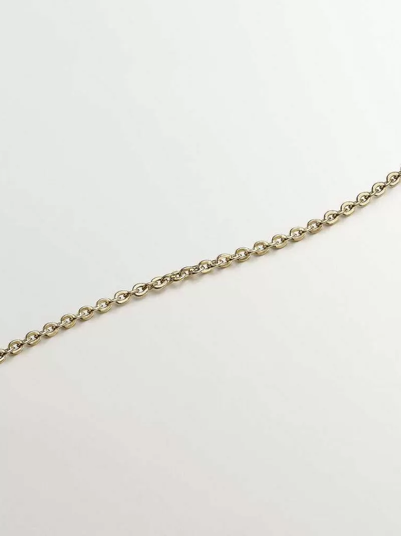 Aristocrazy Collares De Plata-Colgante De Plata 925 Banada En Oro Amarillo De 18K Con Rodolitas Rosas Y Amatistas Moradas