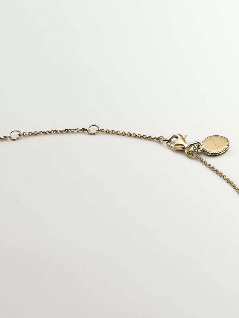 Aristocrazy Collares De Plata-Colgante De Plata 925 Banada En Oro Amarillo De 18K Con Rodolitas Rosas Y Amatistas Moradas