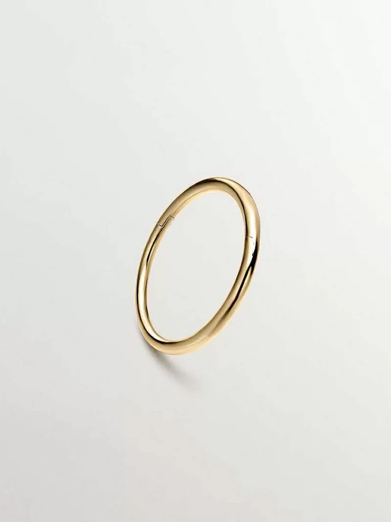 Aristocrazy Pendientes Por Unidad-Pendiente Individual Pequeno De Aro De Oro Amarillo De 9K